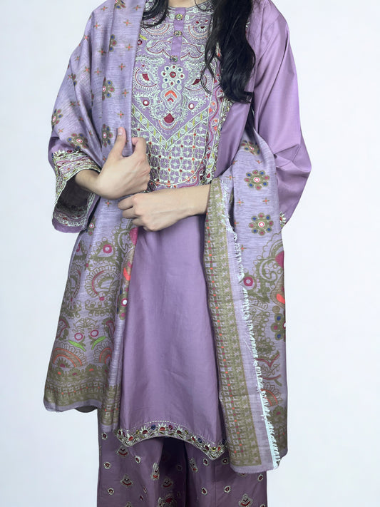 Moonlit Mauve - 3pc Suit